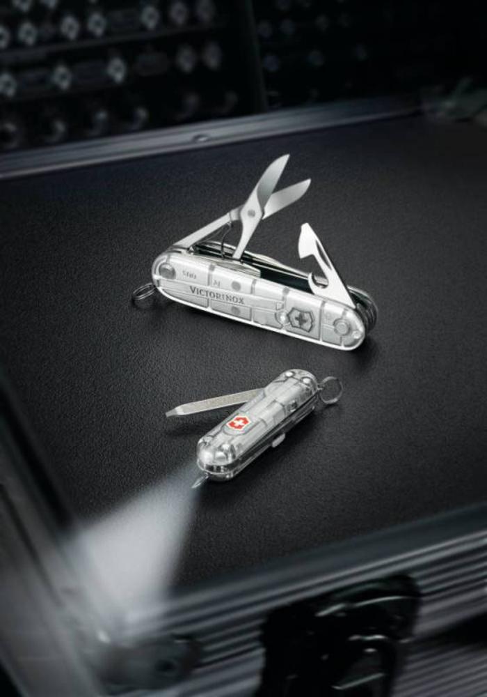 Офицерский нож Huntsman 91, прозрачный серебристый в Мурманске